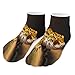 VstaDank Leopard Little Gecko Ankle Socks 5 Pairs Fashion Invisible Low Cut Sock for Adult Casual Short Sock Soft Cozy No Show Socks