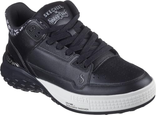 Skechers - Mens Snoop Dogg: Sizzle - Buckets Og Sneakers, Color Black, Size: 8.5 M US