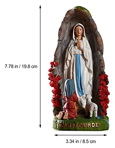 Statue de nonne en résine de qualité supérieure pour style chic