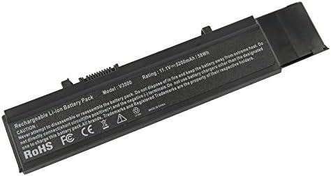 AC Doctor INC Battery 5200mAh for DELL Vostro 3400 3500 3700 Laptop Battery 7FJ92 4JK6R 6 Cell New