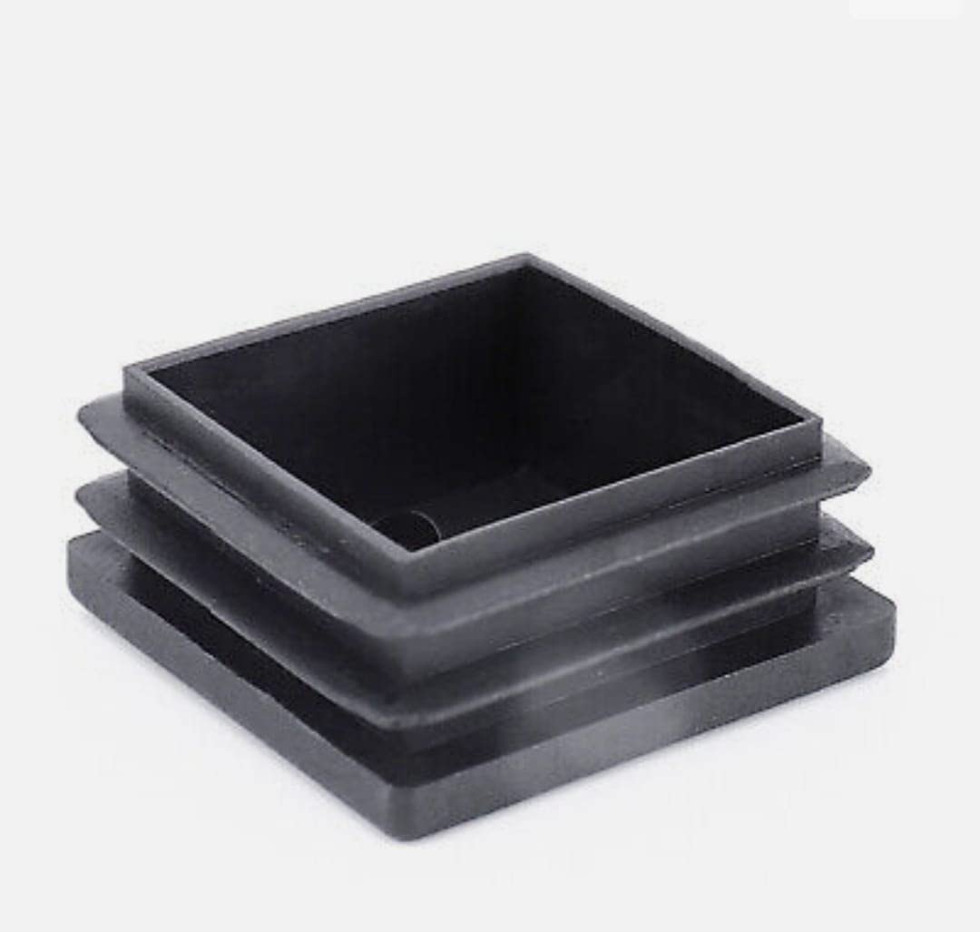Scuba Square Plastic Furniture Feet Leg End Cap/Bush Inner Side for Chair, Table, Etc. Leg (50x50 mm) (2x2 Inch) Black (6 Piece) Pack of 1 (B0BW4WZK4W) Amazon Price History, Amazon Price Tracker