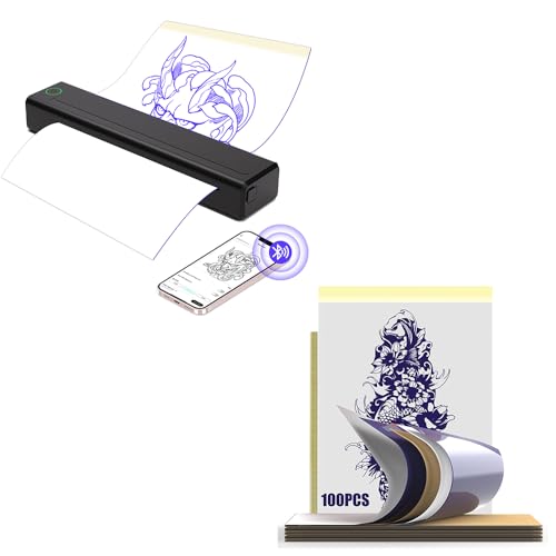 Imprimante Tatouage Bluetooth Portable INKin pour Tatouer en Studio et Convention