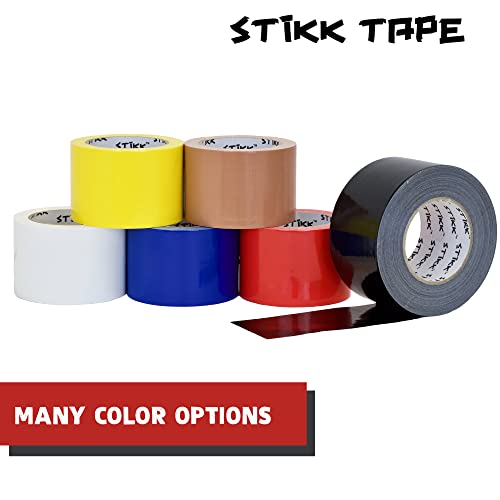 Image of STIKK Duct Tape - Red Duck Tape - 3 inch x 25 Yards - Heavy Duty Tape for Repairs, Household Projects - for Commercial HVAC and Construction - Effective Heavy Duty Waterproof Duct Tape (Pack of 3)