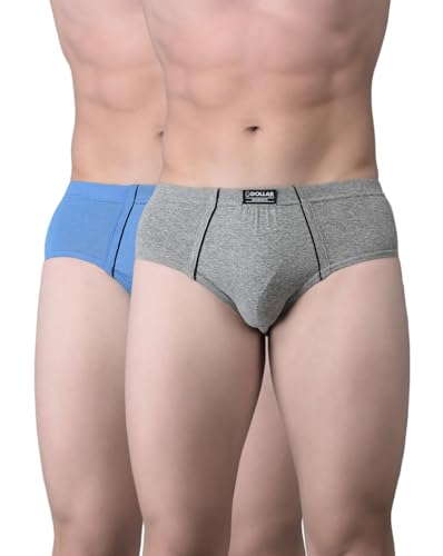 Image of Dollar Bigboss Men's Solid Cotton Brief (Colour May Vary)