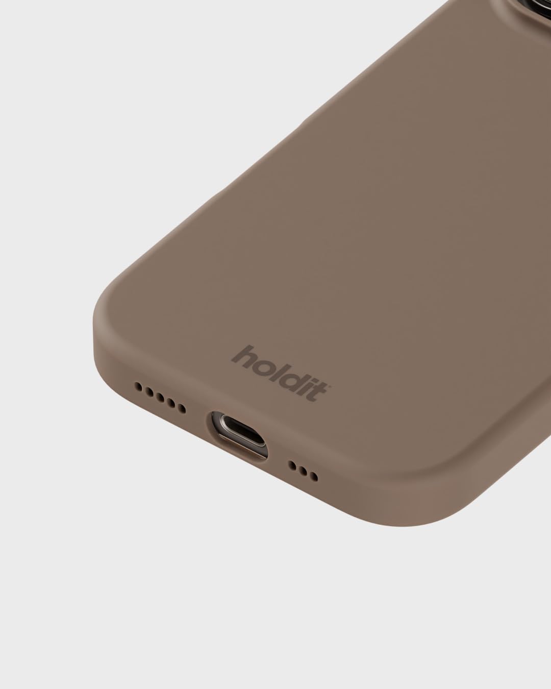 Amazon.co.jp: Holdit スマホケース (iPhone 16 pro/モカブラウン