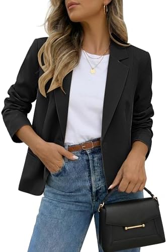 luvamia Blazers for Women Business Casual Long Sleeve Suit Jacket...