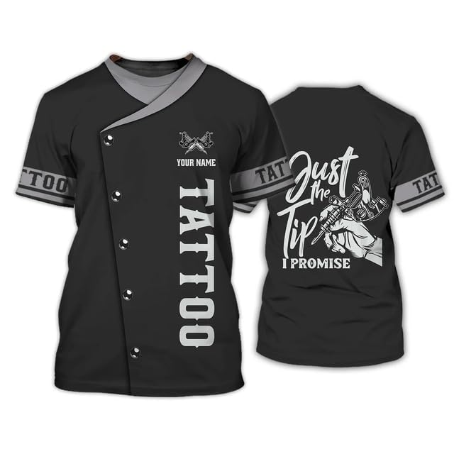 CustomPersonalized 3D Classic Tattoo Uniform Tshirt, Gift for Tattoo Men Shirts