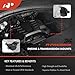 A-Premium 4PCS Engine Motor Mount and Transmission Mount Set Compatible with Chrysler 200 2011-2014, Sebring 2007-2010 & Dodge Avenger 2008-2012, 2.4L 2.7L 3.5L, Automatic Transmission