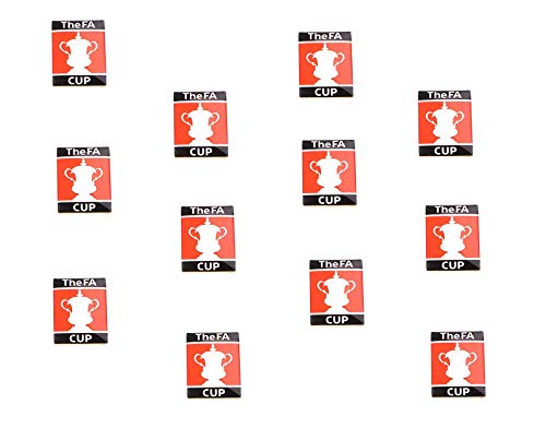 Badges FA Cup Toyland lot de 12 épinglettes de 2 cm pour les passionnés de football