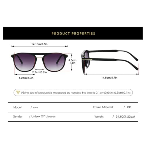 Lunettes de soleil rétro chic avec verres robustes et finitions soignées