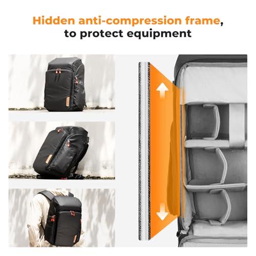 K&F CONCEPT Expandable 25L Camera Backpack
