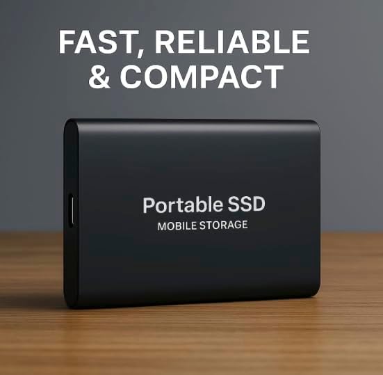 Miniatura 9 de SSD externo portátil 8T (8000 GB)  Unidad de estado sólido de alta velocidad USB 3.0 y tipo C, almacenamiento externo ultradelgado a prueba de