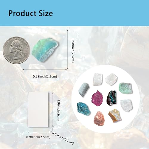 Image of Mohs Hardness Test Kit - Complete Mineral Identification Set 1-10 with Streak Plate | Geology Rock Testing Tool for Professionals, Students & Rockhounds