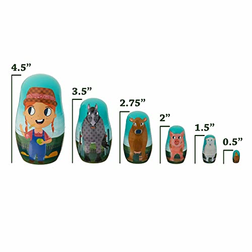 Imagination Generation Barnyard Nesting Dolls Set #TOP18