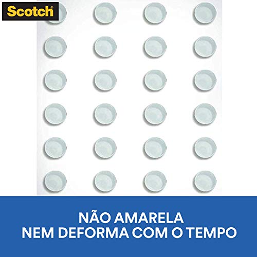 Scotch, 3M, Protetor Anti-Impacto, Redondo, Extra Pequeno, Transparente, 28 unidades