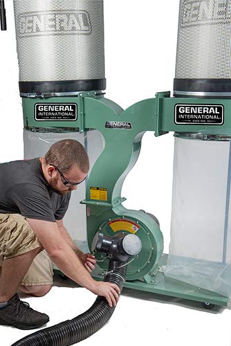 General International 10-210Cf M1 3 Hp Dust Collector With 1 Micron Canister Filter #TOP5