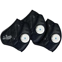 RZ Mask - F3 Active Carbon Replacement Filters 3 Pack 99.8% Filtration Efficiency, 50% Better Breathability, 3 Sizes