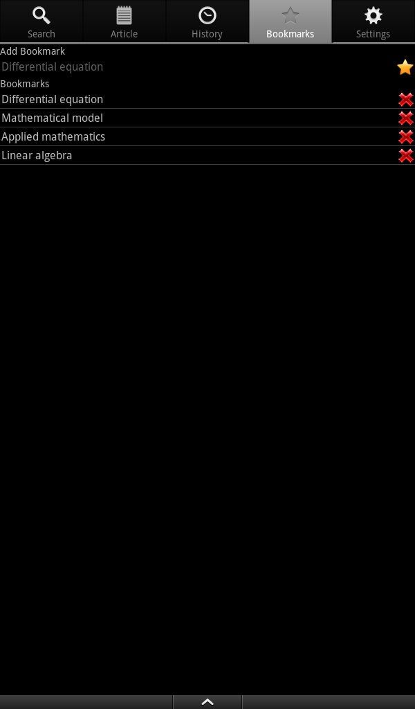 Mathematics for Android
