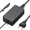 65W Surface Pro oplader, 15V 4A 65W (voor 65W, 44W) Microsoft Surface voeding voor Surface Laptop4/3/2/1, Surface Book1/2, Surface Pro X/Pro 8/Pro 7/Pro 6/Pro 5/Pro 4, Surface Go, met USB-aansluiting
