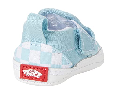 Vans, Infant Slip-On V Crib Sneakers (4, Aquatic/Ture White) #TOP3
