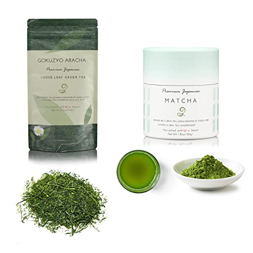 Té verde japonés surtido 2 piezas sabor delicado