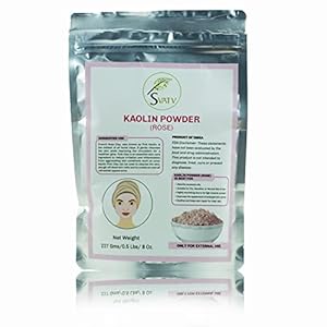 SVATV Rose Kaolin Powder For Face Mask Herbal skin face Powder Makeup, Bath Bomb Clay, DIY Spa Mud Mask For Facial Face…