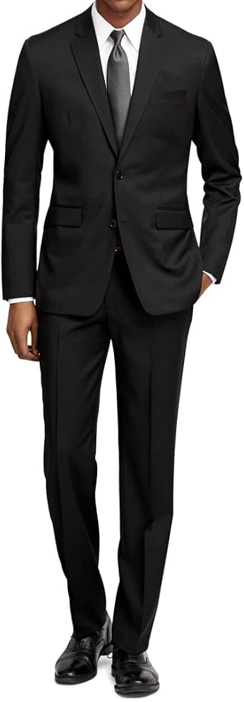 Braveman Mens Formal Two Piece 2-Piece Slim Fit Cut Suit Set