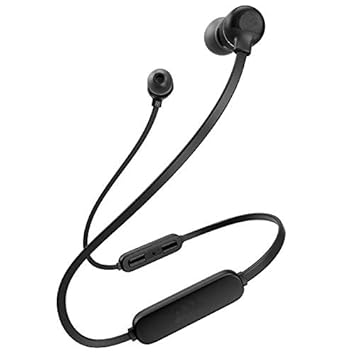 Wireless Earphones Headphones for Samsung Dart T499 (T 499) Sports Bluetooth Wireless Earphone with Deep Bass and Neckband Hands-Free Calling inbuilt Mic Headphones with Long Battery Life and Flexible Headset (Black)