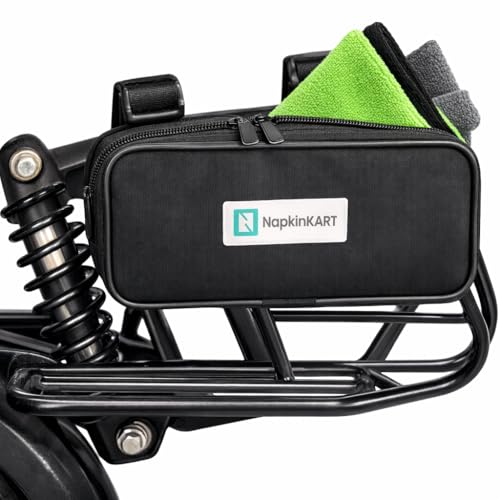 Image of Bike Carrier Storage Bag, for Microfiber clerner Cloth,Waterproof Motorcycle Tool and Cloth Bag, Microfiber Cloth and Daily Essentials Pouch