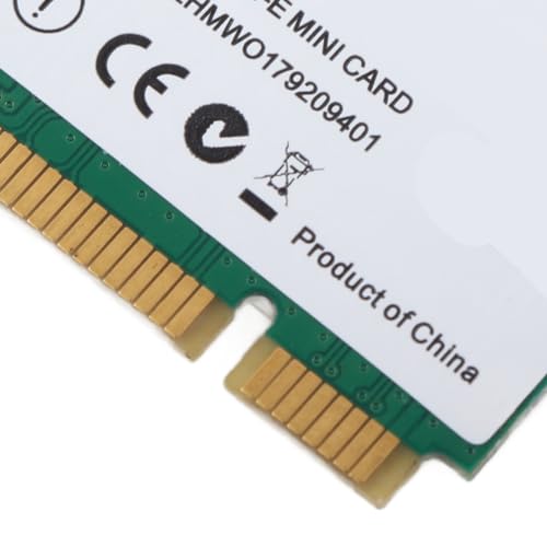 Tarjeta de red inalámbrica ciciglow para laptop, banda de 6 GHz, interfaz Mini PCIE, adaptador WiFi tri-banda (2.4/5/6 GHz), velocidad hasta 574 Mbps + 2400 Mbps + 2400 Mbps, con Bluetooth 5.2 miniatura 6