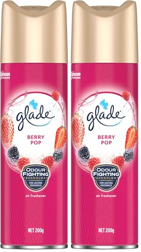 Glade Air Freshener Berry Pop Aerosol 200g (Pack of 2)