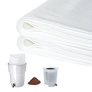 Xnxqlfpy 50 Stück Kaltbrüh-Kaffeefilterbeutel