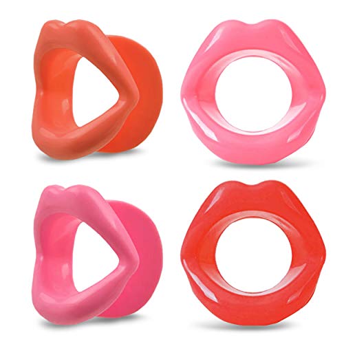 Facial Slimmer Exercise Mouthpiece Silicone Anti-wrinkle Anti-aging Mouth and Face Muscle Tightener Face-lift Instrument and Hilarious Gag Gift