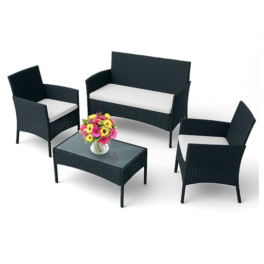 4-Piece Weather-Proof Patio Furniture Set