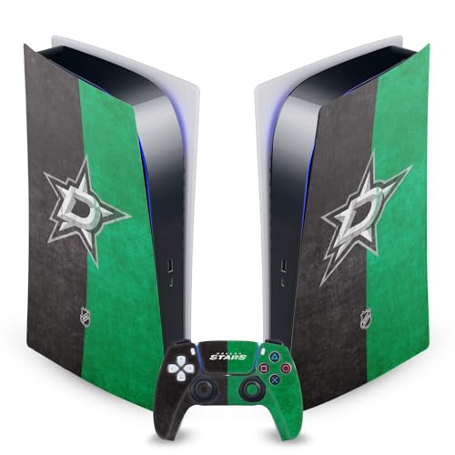 Vinyle Dallas Stars Half Distressed Officiel NHL pour PS5 Digital et Manette