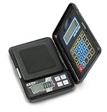 KERN Balance de poche CM 1K1N, Noir, Portée 1000 g, Lecture 1 g, Calculatrice intégrée