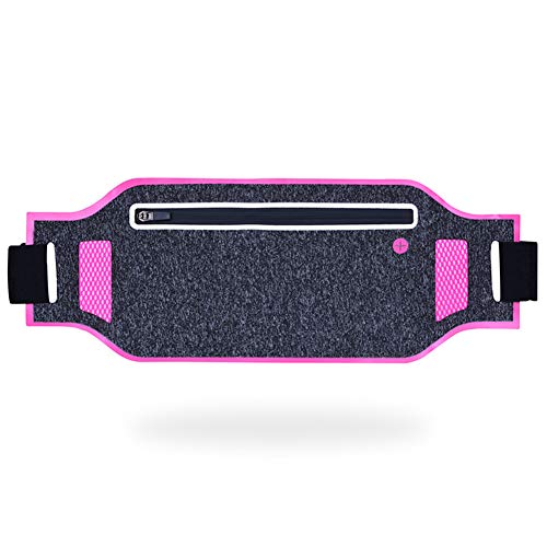 BuBu-Fu Running Belt Waist Pack Water Resistant Runners Belt Fanny Pack Adjustable Running