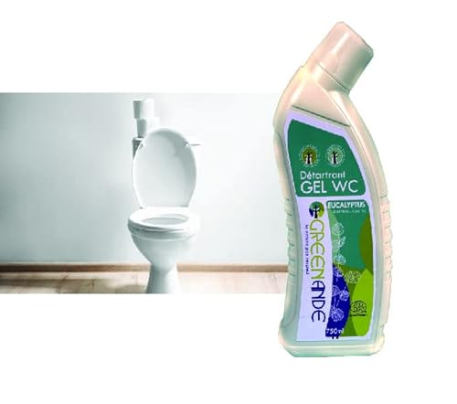 GEL DETARTRANT WC - SANITAIRE EUCALYPTUS - 5 OPERATIONS EN 1 APPLICATION - ECODETERGENT (750 ML) Cover