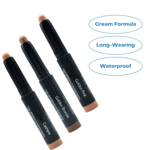 Bobbi Brown Out All Night Mini Long-Wear Cream Shadow Gift Set:: Cashew, Golden Pink, And Golden Bronze #TOP2