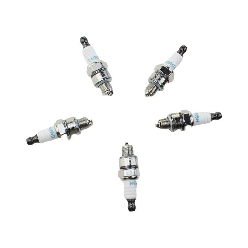 Lot de 5 Bougies d'allumage for débroussailleuse, Taille-haie et souffleur