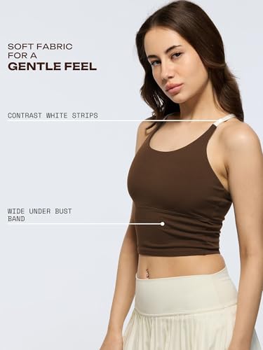 Image of CAVA Cross Back Sports Bra for Women | High Support, Soft Fabric, Wide Underbust Band, Minimal Seams | Activewear for Gym
