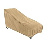 Classic Accessories Terrazzo Water-Resistant 66 Inch Patio Chaise Lounge Chair Cover, Patio Furniture Covers