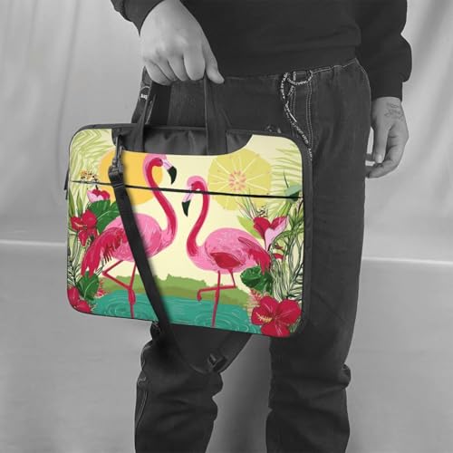 Bolso para portátil 15.6" impermeable con diseño flamencos miniatura 2