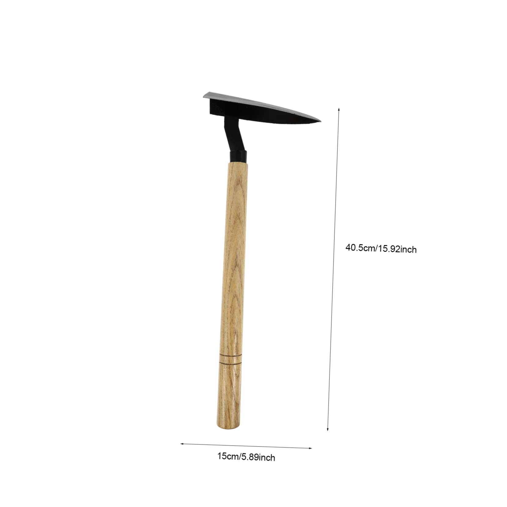 CIYODO Wooden Hoe Heavy Duty Garden Hoe Elderly-Friendly Long-Handled Weeding Tool Gardening Tools