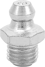 Bico de Graxa, Bico de Pistola de Graxa 10PCS, Acessórios de Bico de Graxa de Substituição de Metal Acessórios de Lubrificação de Pistola de Graxa de Aço Qualificados (M6 reta)