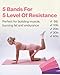 Pilates Equipment Kit for Home Workout, Pilates Kit, Pilates Ring Set, Pilates Ball, Adjustable Ankle And Wrist Weights, Resistance Bands, Grip Socks, Instruction Guides, Women Essentials Starter Set