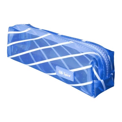 Estojo Escolar CIS Spiro, Azul, 1 Unidade