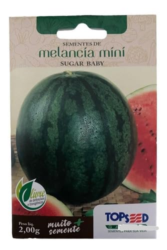 40 Sementes De Melancia Mini Sugar Baby Topseed Garden