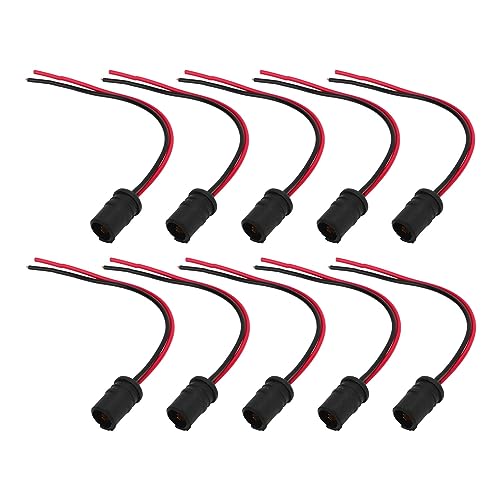 Qiilu T10 �\�P�b�g�d���z���_�[ - �Ԃ�I�[�g�o�C�p W5W LED �d������ 10 �� - �ϋv���̂���h���݌v