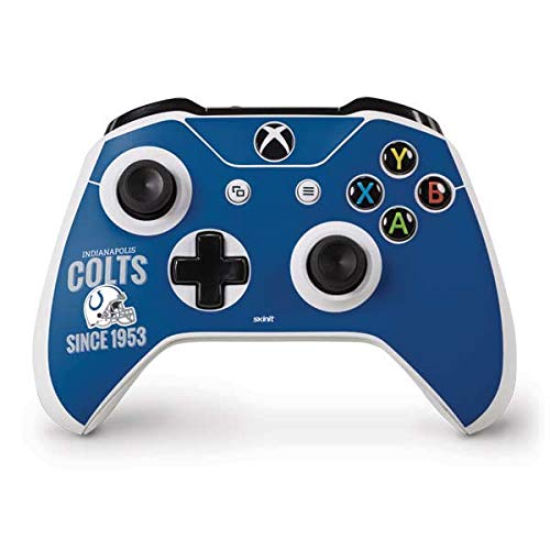 Skinit Decal Gaming Skin Compatible with Xbox One S Controller - Officially Licensed NFL Indianapolis Colts Helmet Design